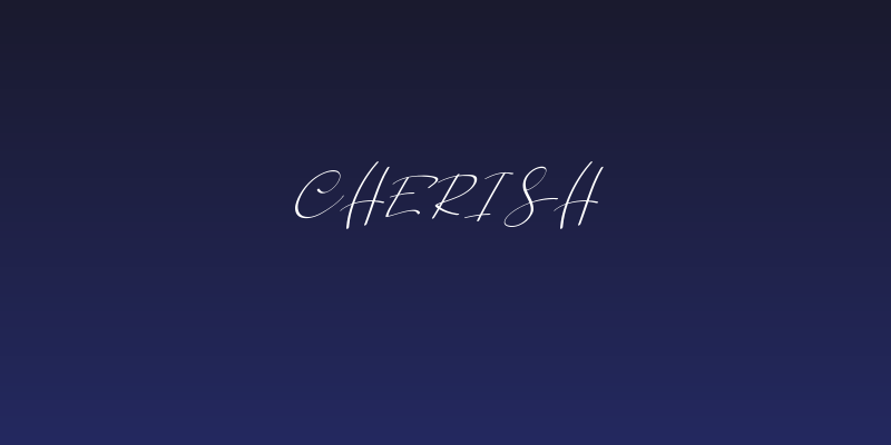 Cherish Social Header