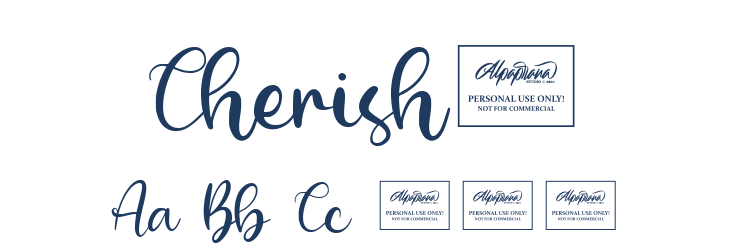 Cherish2 Font Preview