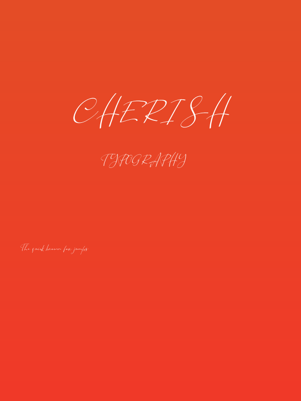 Cherish Poster