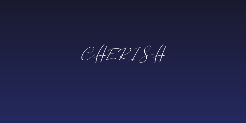 Cherish Social Header