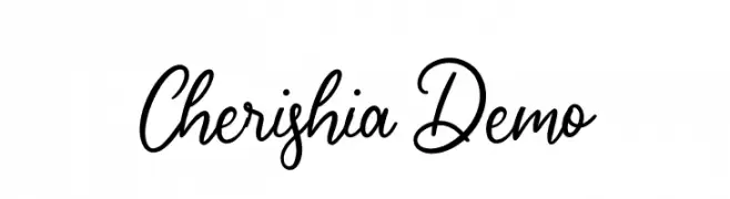 Cherishia Demo  フリーフォントのダウンロード