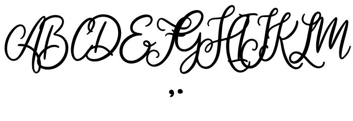 Cherishia Demo Font OTHER CHARS