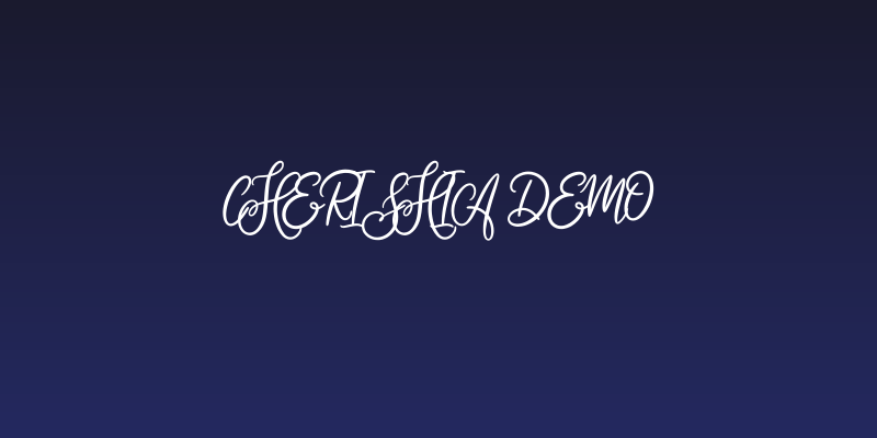 Cherishia Demo Social Header