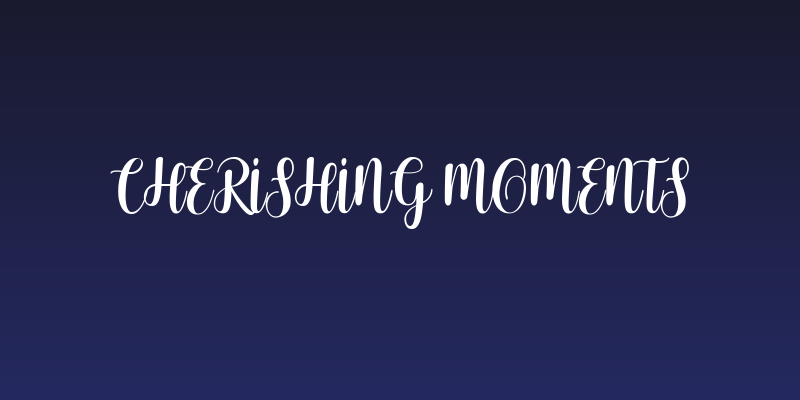 Cherishing Moments Social Header