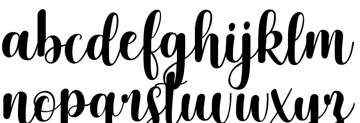 Cherishing Moments Font LOWERCASE