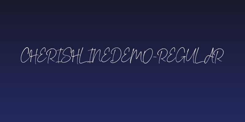 CherishlineDemo-Regular Social Header