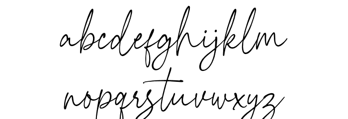 CherishlineDemo-Regular Fonte MINÚSCULAS