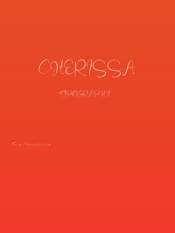 Cherissa Poster