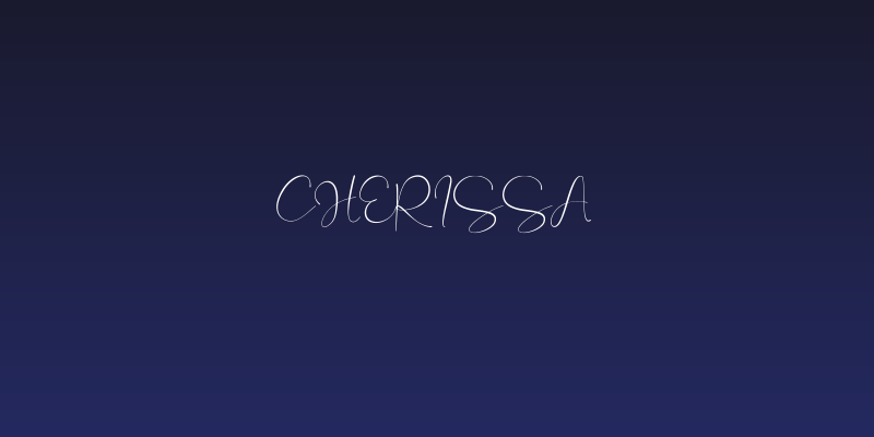 Cherissa Social Header