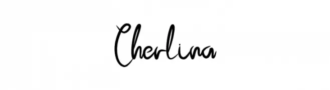 Cherlina  フリーフォントのダウンロード