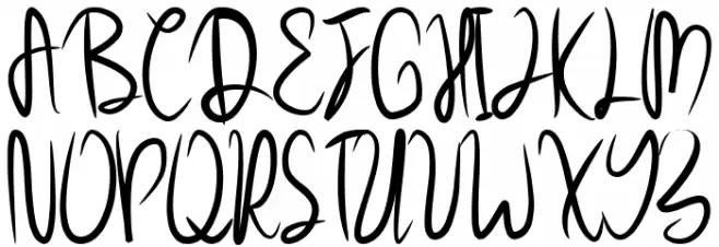 Cherlina Font UPPERCASE