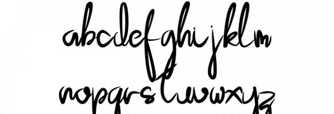 Cherlina 字体 小写