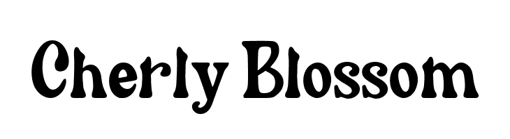 Cherly Blossom  フリーフォントのダウンロード