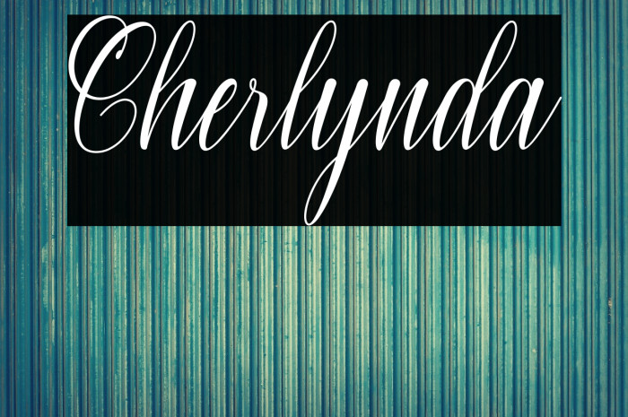 Cherlynda Example 2