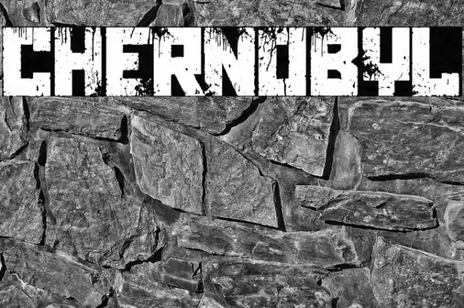 Chernobyl Font examples