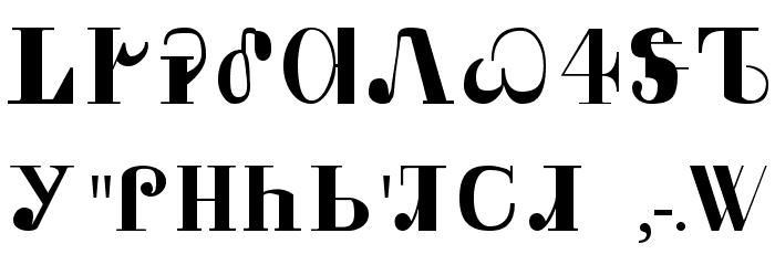 Cherokee Font - FFonts.net