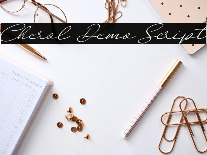 Cherol Demo Script Example 1