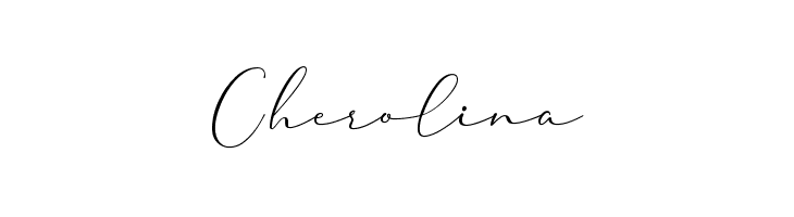 Cherolina  Frei Schriftart Herunterladen