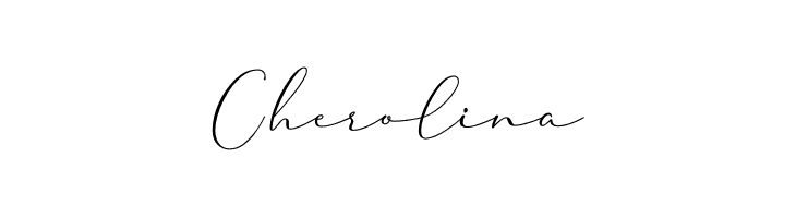 Cherolina  フリーフォントのダウンロード