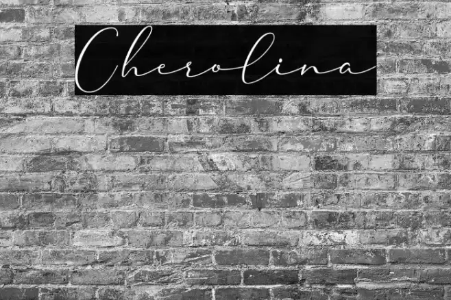 Cherolina Font examples