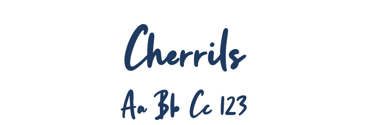 Cherrils Font Preview