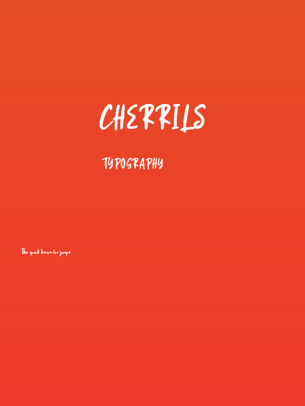 Cherrils Poster