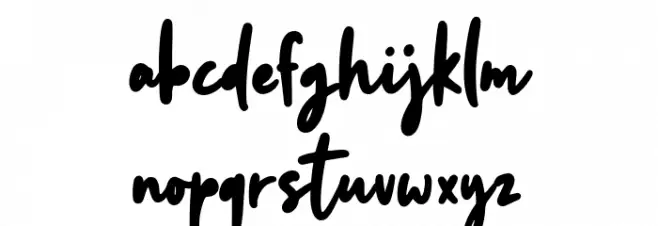 Cherrils خط أحرف صغيرة