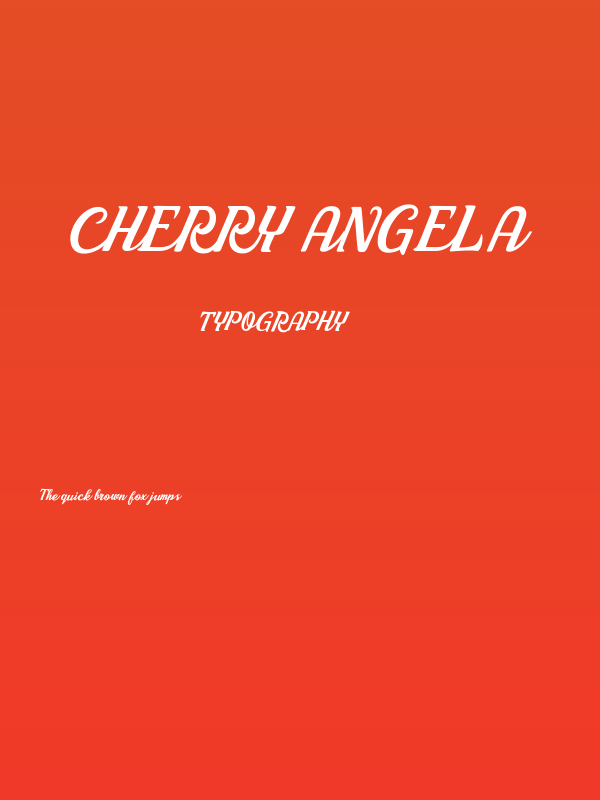 Cherry Angela Poster