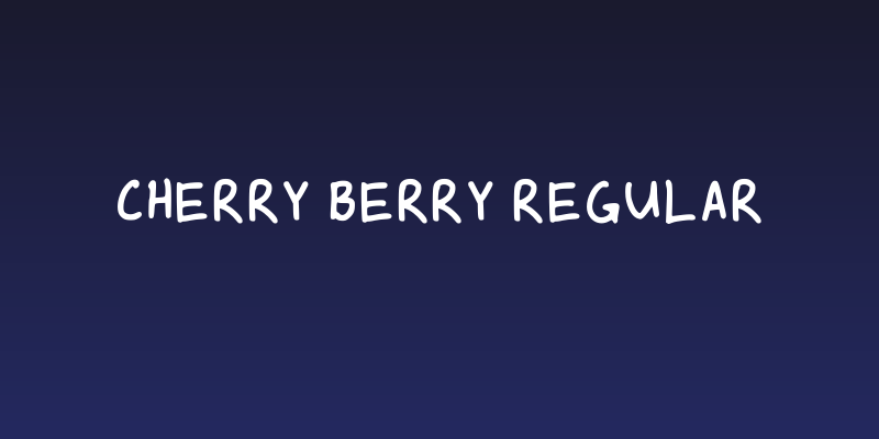 Cherry Berry Regular Social Header