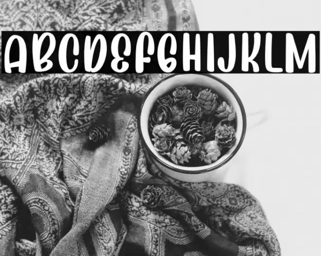 Cherry Bird Demo Font examples