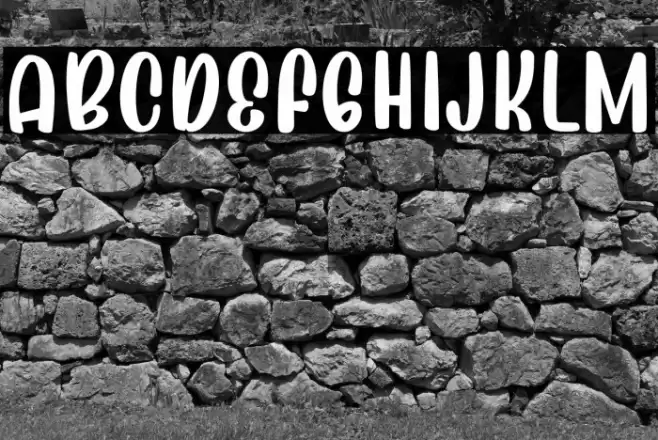 Cherry Bird Demo Font examples