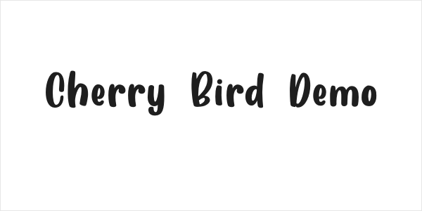 Cherry Bird Demo Logo