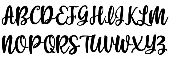 Cherry Blossom Script Schriftart Groß