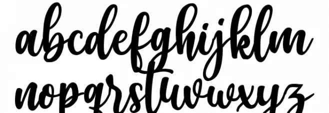 Cherry Blossom Script Schriftart Kleinbuchstaben