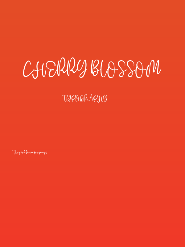 Cherry Blossom Poster