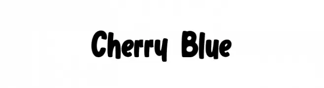 Cherry Blue  Fuentes Gratis Descargar