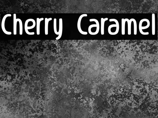 Cherry Caramel Font examples