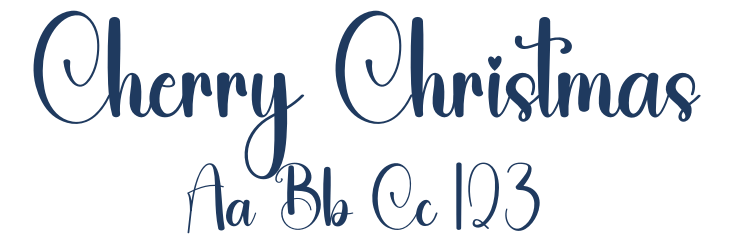 Cherry Christmas Font Preview