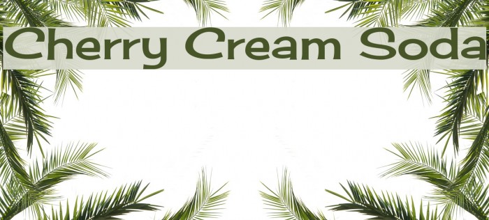 Cherry Cream Soda Font examples