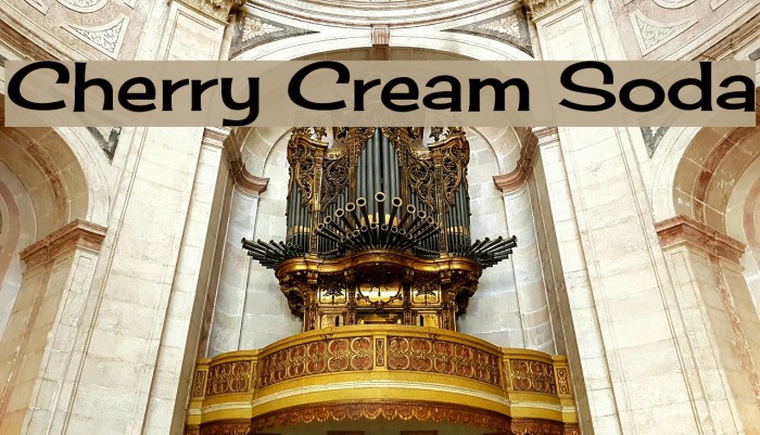 Cherry Cream Soda Font examples