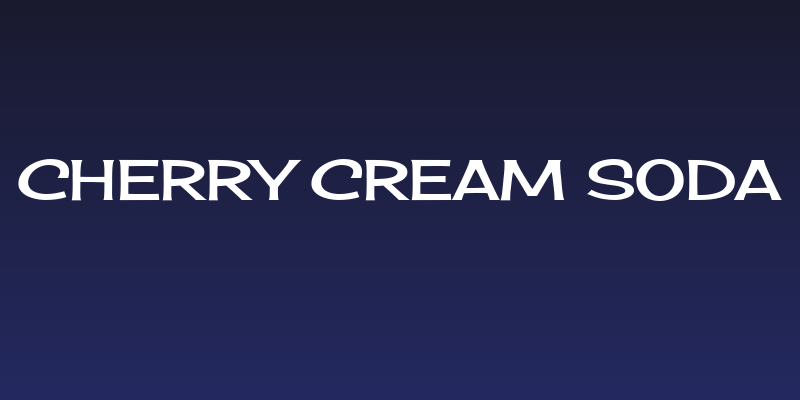 Cherry Cream Soda Social Header