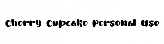 Cherry Cupcake Personal Use  Fuentes Gratis Descargar