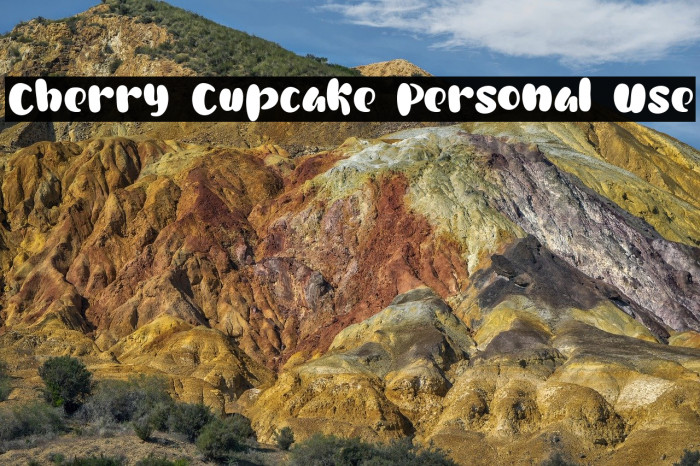 Cherry Cupcake Personal Use Font examples