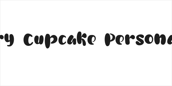 Cherry Cupcake Personal Use Logo