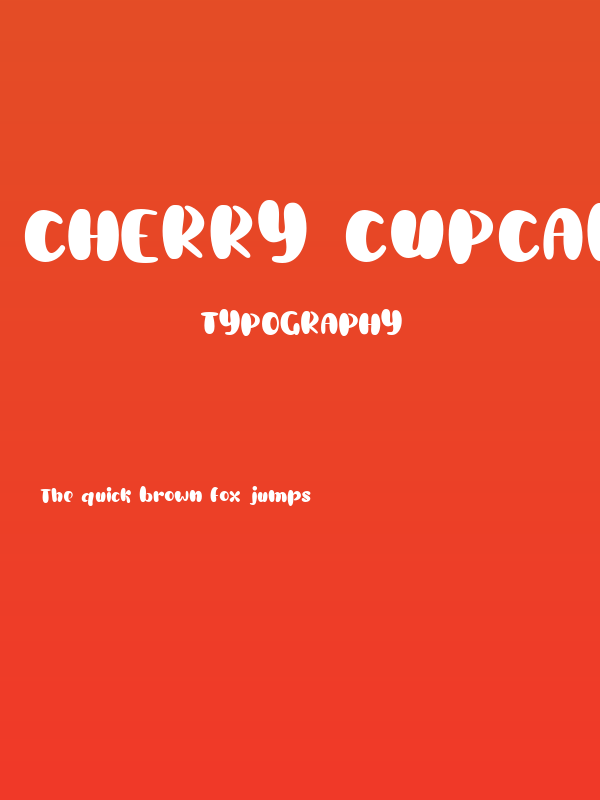 Cherry Cupcake Personal Use Poster