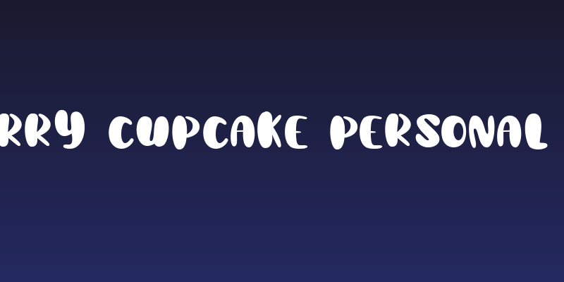 Cherry Cupcake Personal Use Social Header
