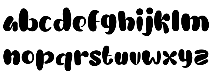 Cherry Cupcake Personal Use Font LOWERCASE