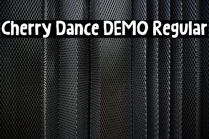 Cherry Dance DEMO Regular Example 2