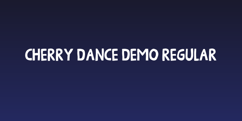 Cherry Dance DEMO Regular Social Header