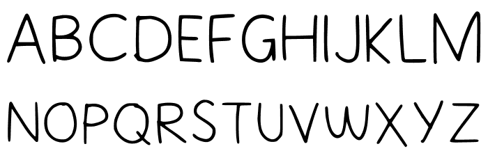 Cherry Hand Regular Font UPPERCASE